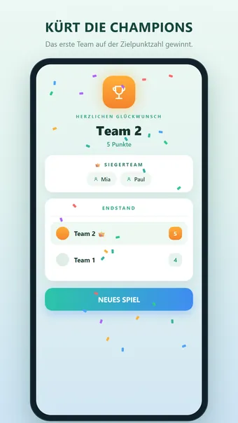 30 Seconds – das Siegerteam