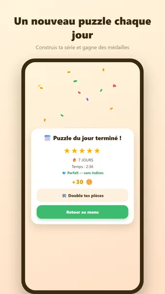 Puzzle de blocs – défi du jour