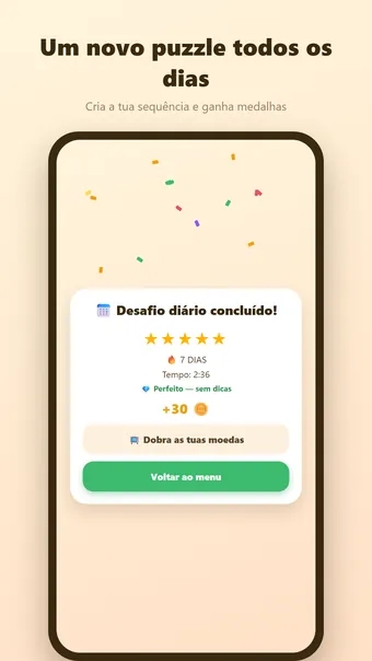Puzzle de blocos – desafio diário