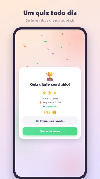 Quiz de Países – quiz diário