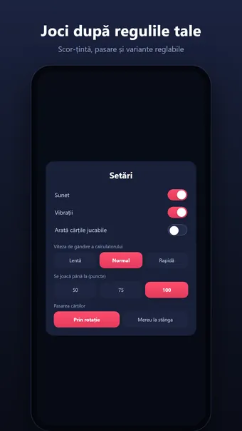 Inimi – setarea regulilor