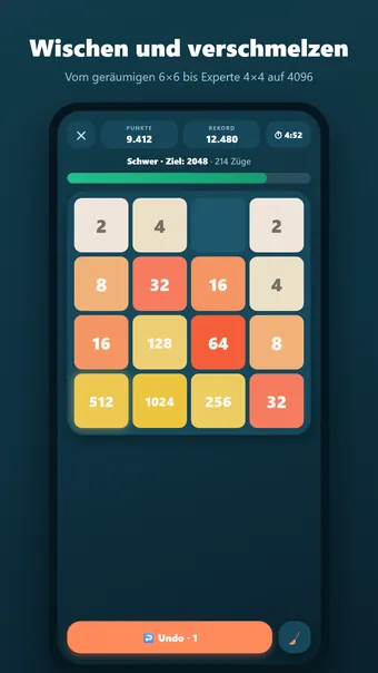 2048 Merge – im Spiel