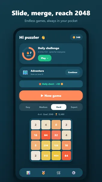 2048 Merge screenshot 1