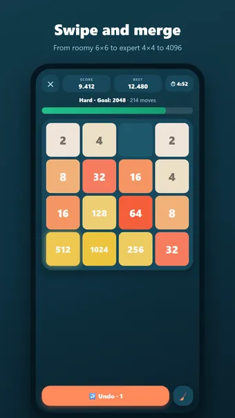 2048 Merge screenshot 2