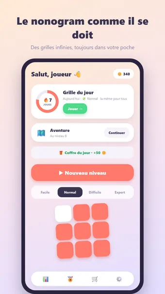 Nonogram – menu principal