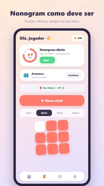 Nonogram – menu principal
