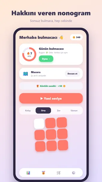 Nonogram – ana menü