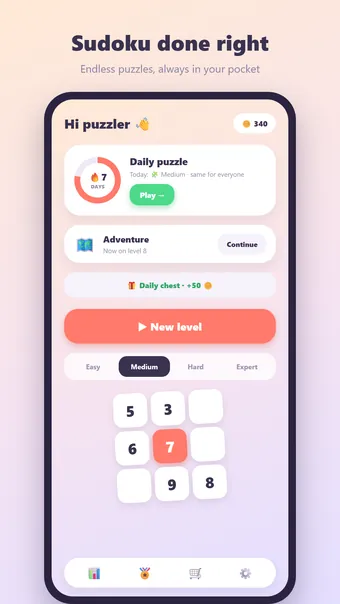Sudoku screenshot 1
