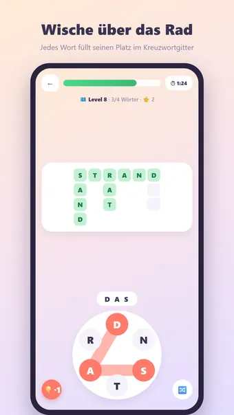 Word Connect – im Spiel