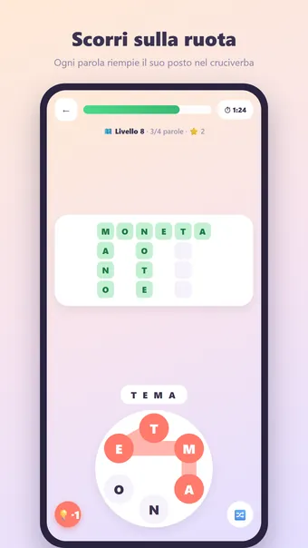 Word Connect – partita in corso