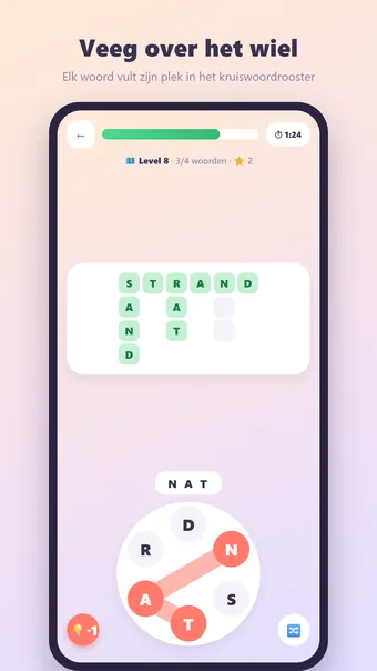 Word Connect – tijdens het spel